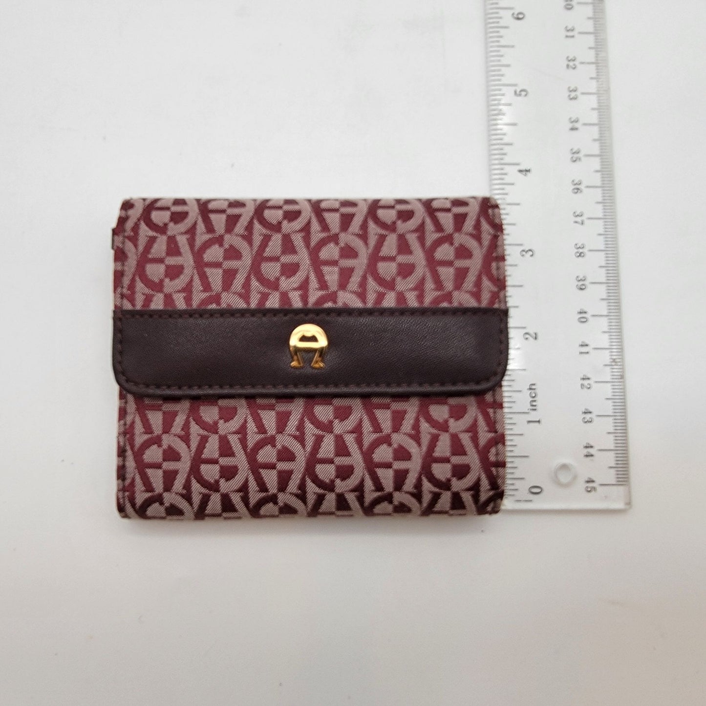 Etienne Aigner Monogram Signature Canvas Cosmetic Bag & Wallet Set