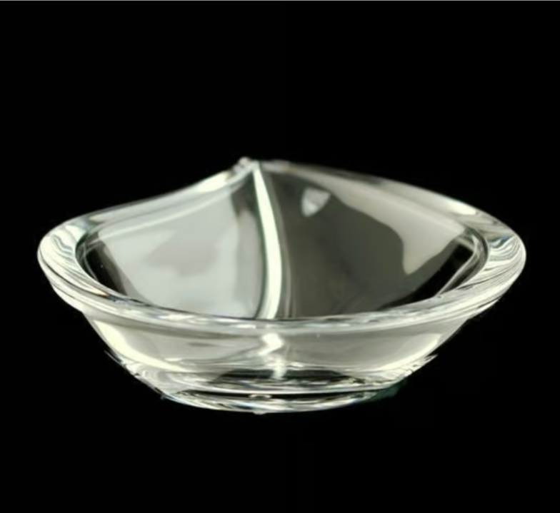 Orrefors Skai Crystal Drop Bowl by Martti Rytkonen