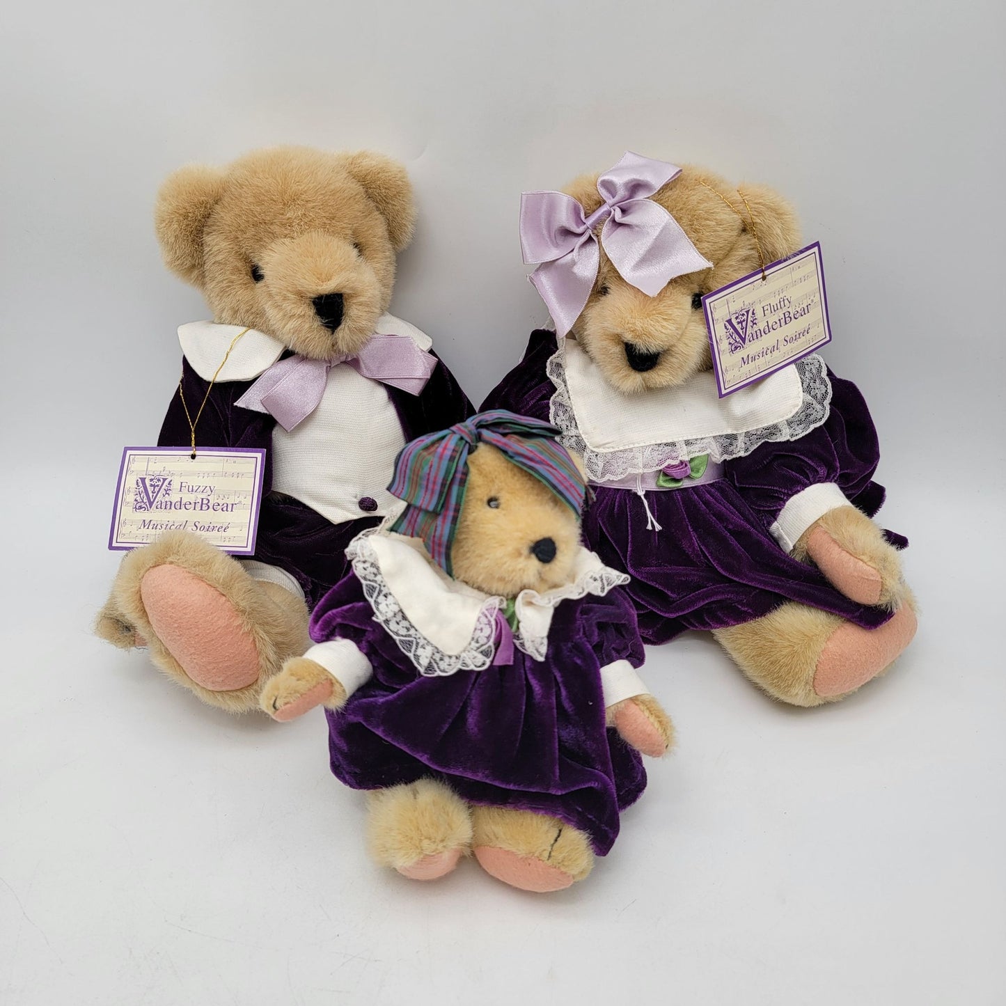 Vintage Muffy VanderBear Musical Soirée Teddy Bear Family