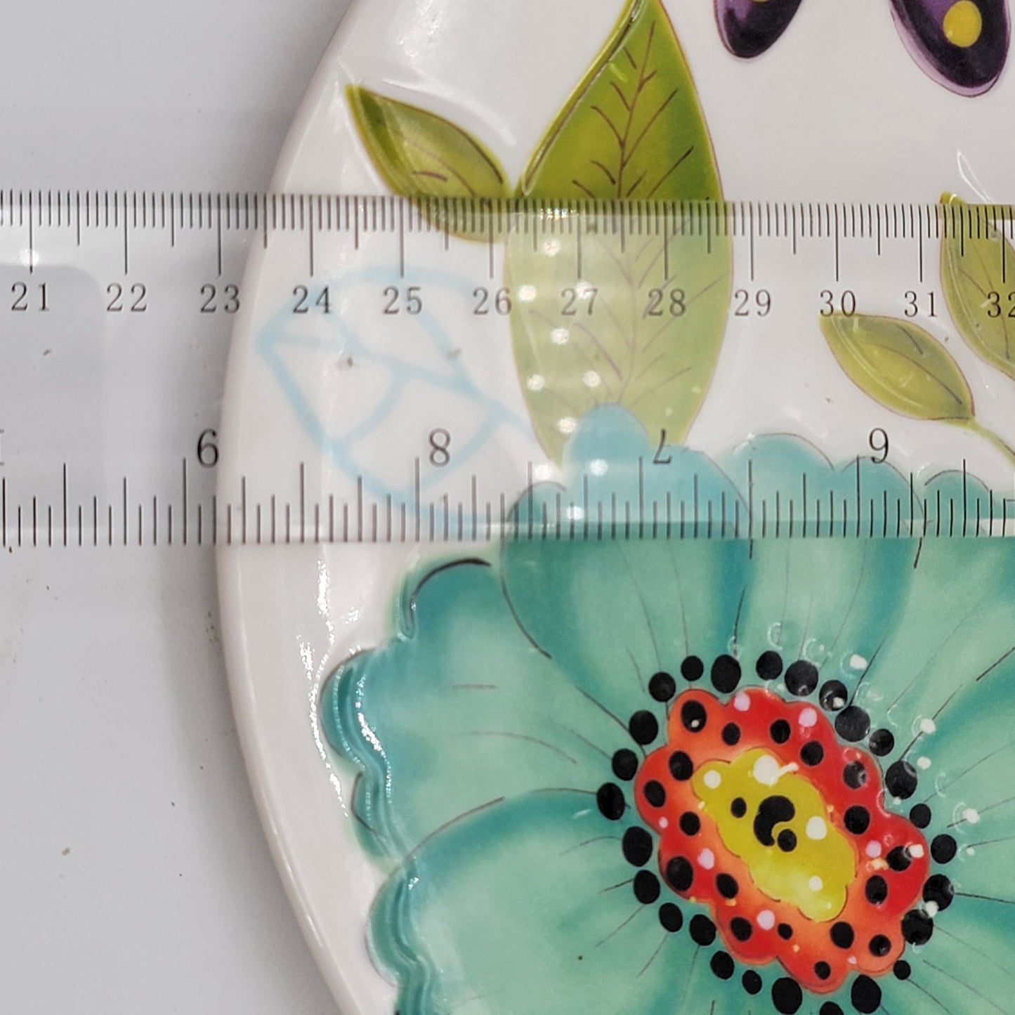 Laurie Gates Floral Melamine Dinner Plates Set Of 6