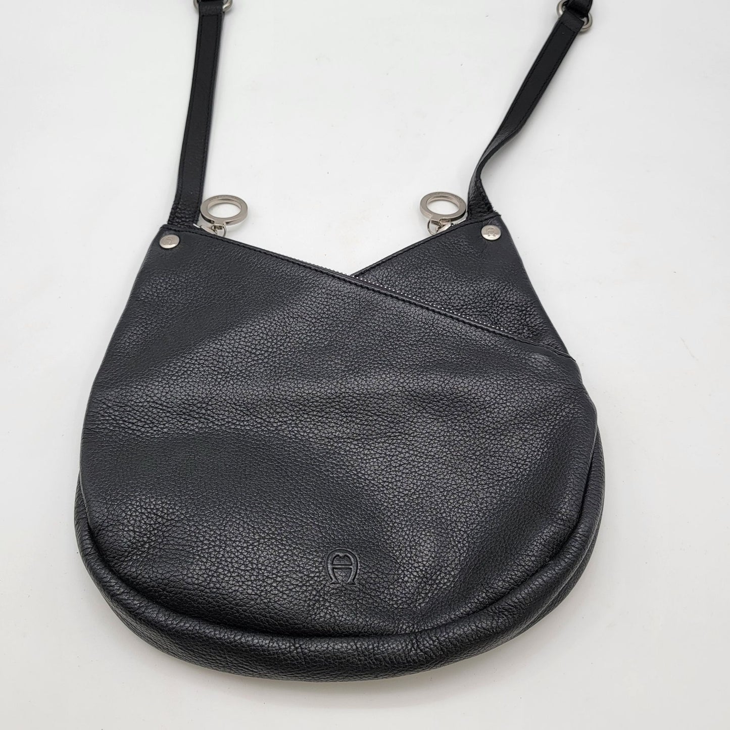 Etienne Aigner Black Leather Crossbody Bag