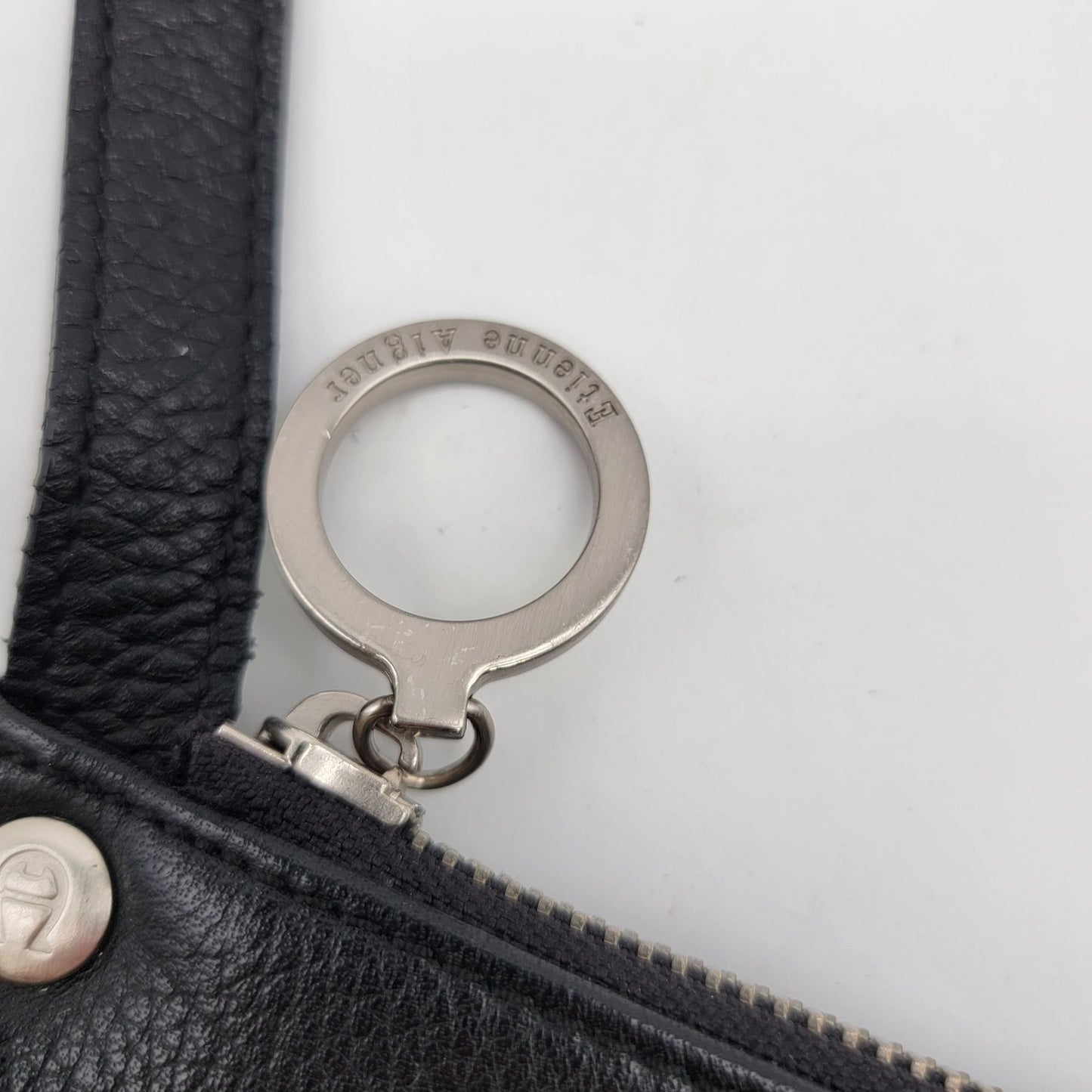Etienne Aigner Black Leather Crossbody Bag