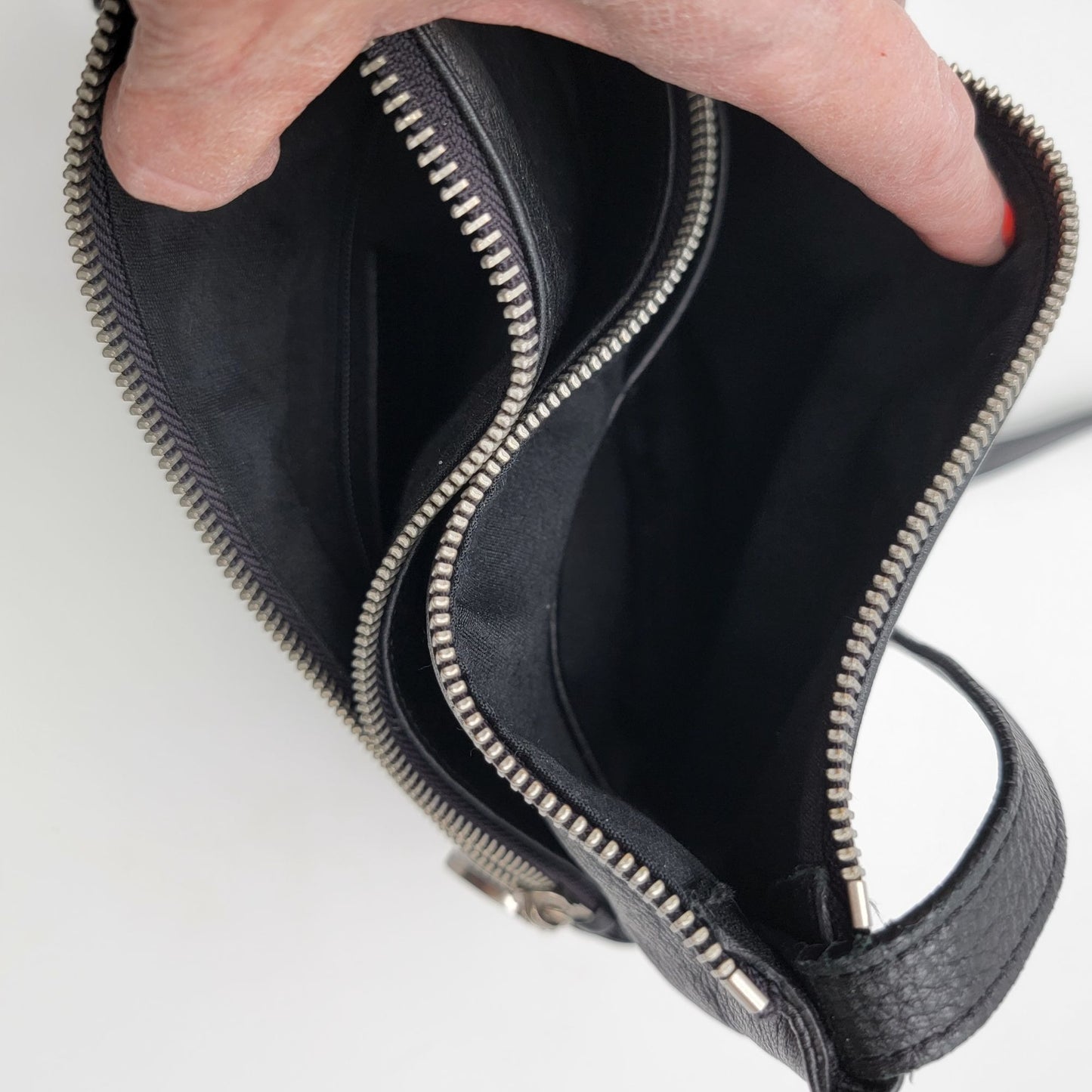 Etienne Aigner Black Leather Crossbody Bag