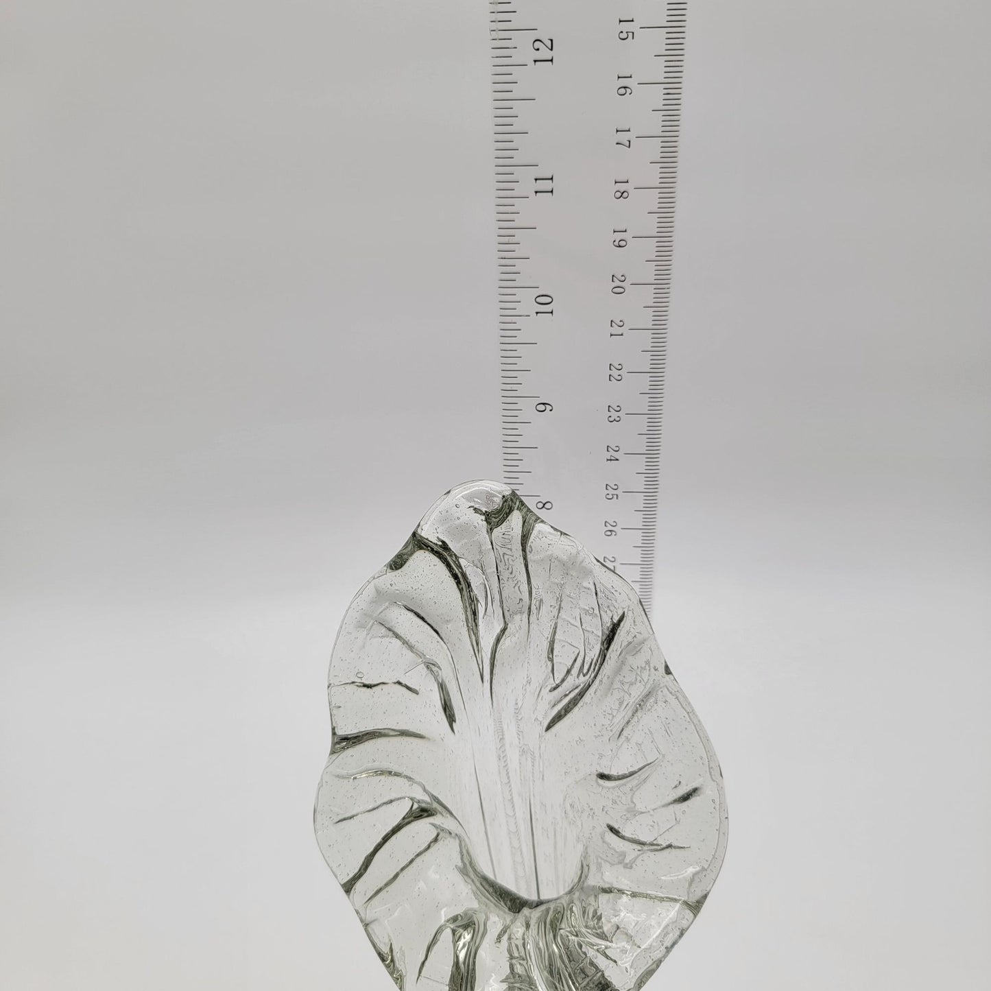 Hand-Blown Glass Jack-In-The-Pulpit Vase Candle Holder