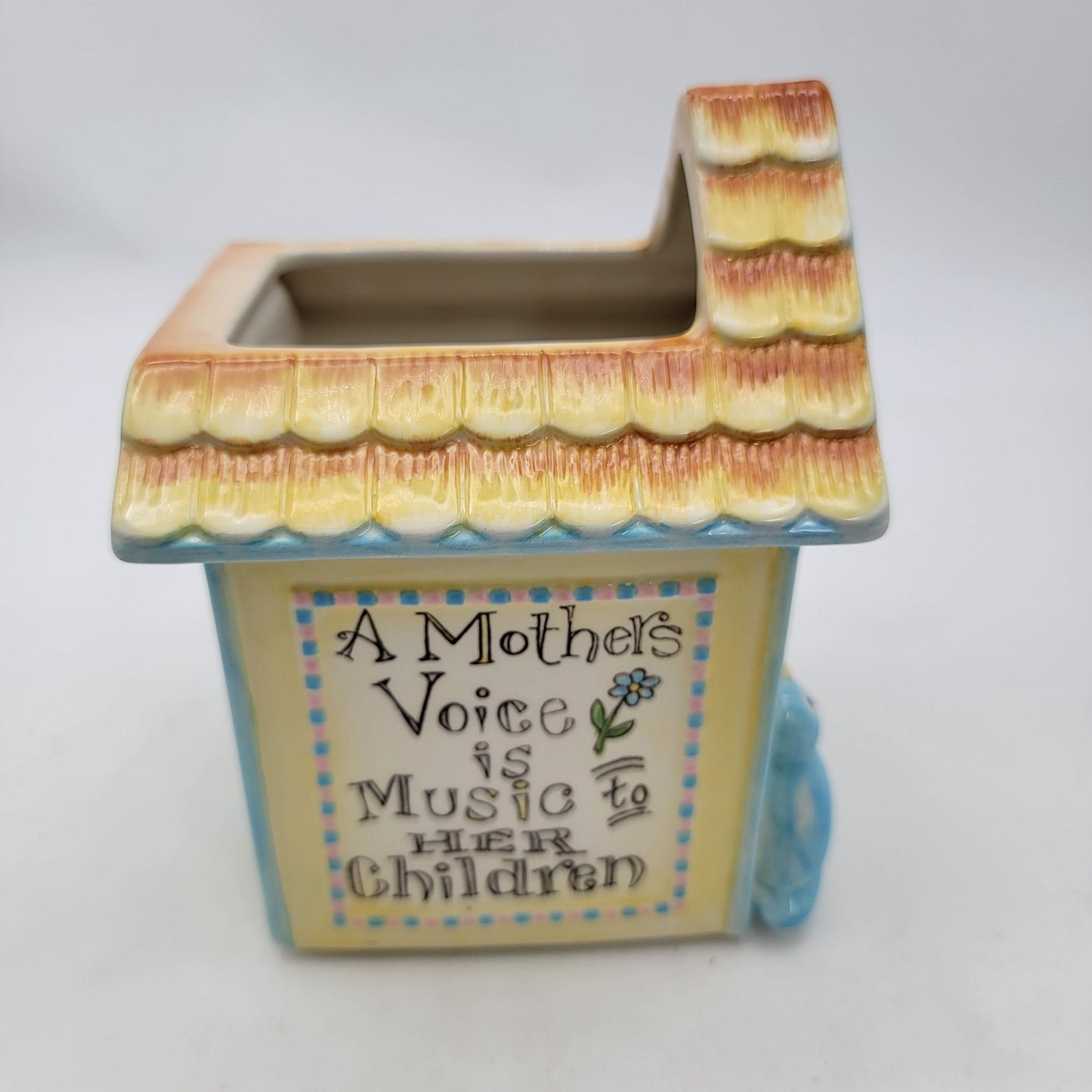 Perine Lowe Birdhouse Planter "A Mothers Voice Is Music To Her Children" Child To Cherish