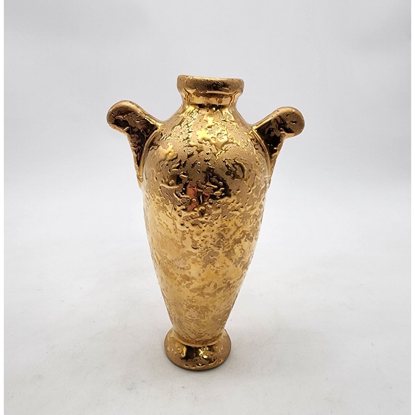 Vintage Weeping Gold Vase