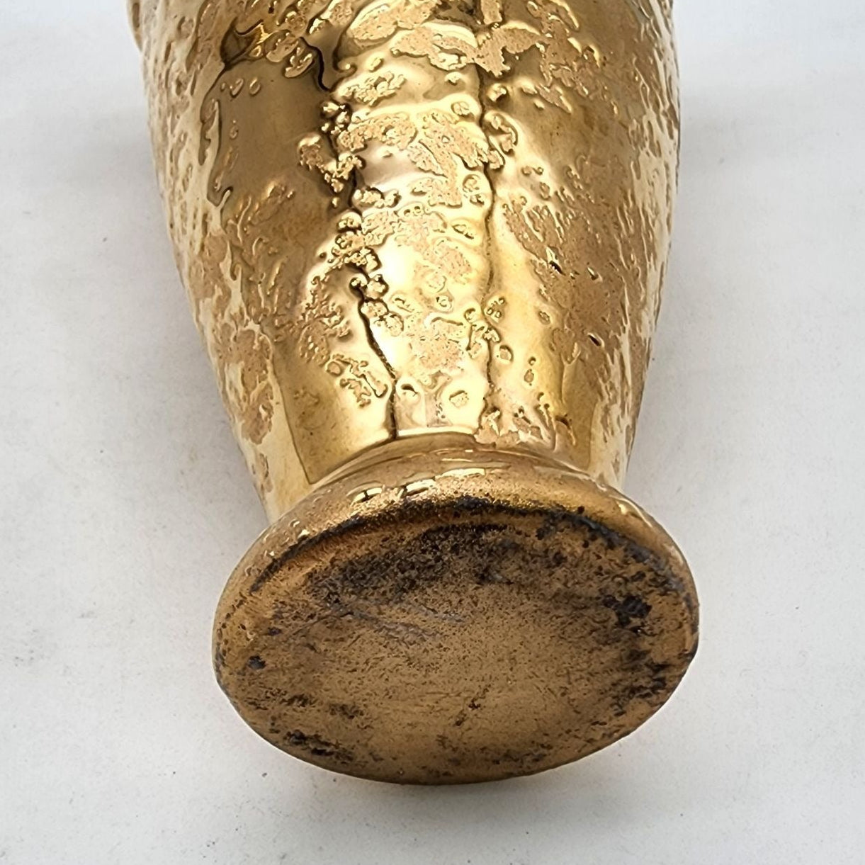 Vintage Weeping Gold Vase