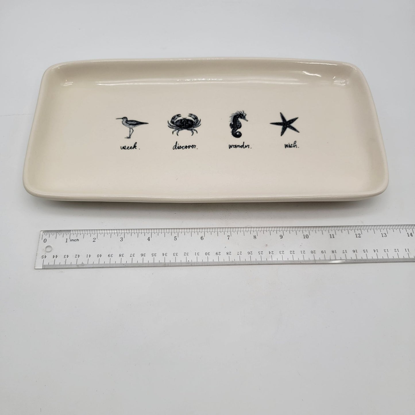 Seek Discover Wonder Niche Rae Dunn Tray