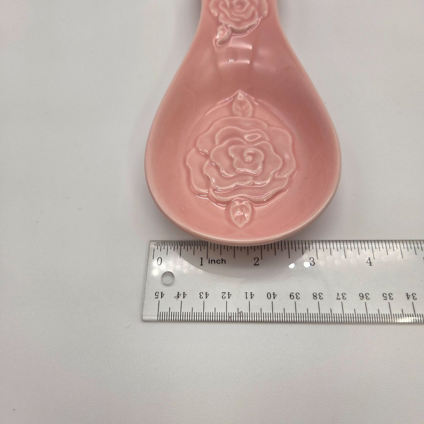 Potters Studio Pink Roses Spoon Rest