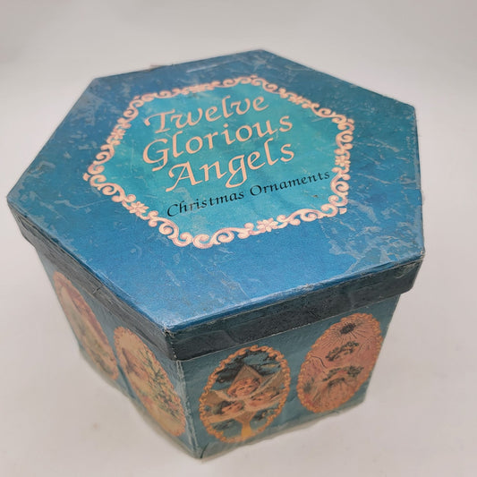 Vintage Ten Glorious Angels Christmas Ornaments Set