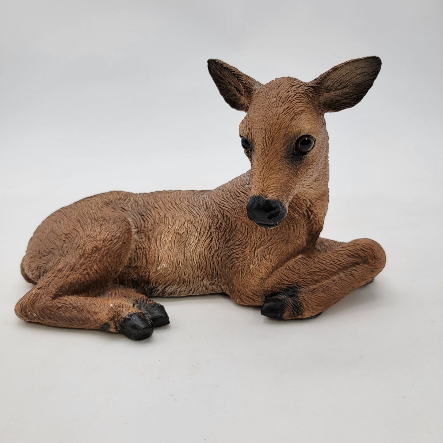 Vintage Homco 1985 Doe Deer Laying Down Figurine
