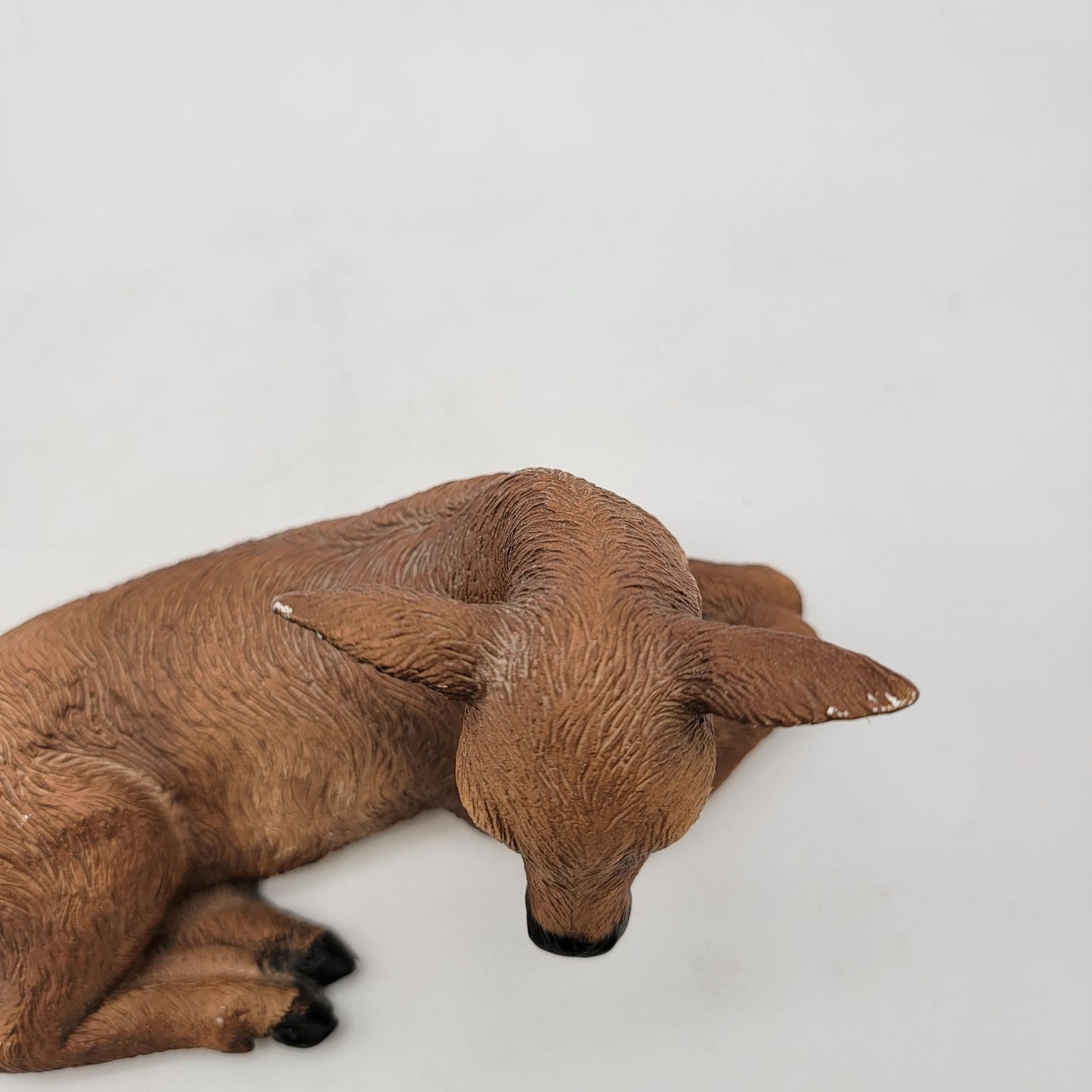 Vintage Homco 1985 Doe Deer Laying Down Figurine