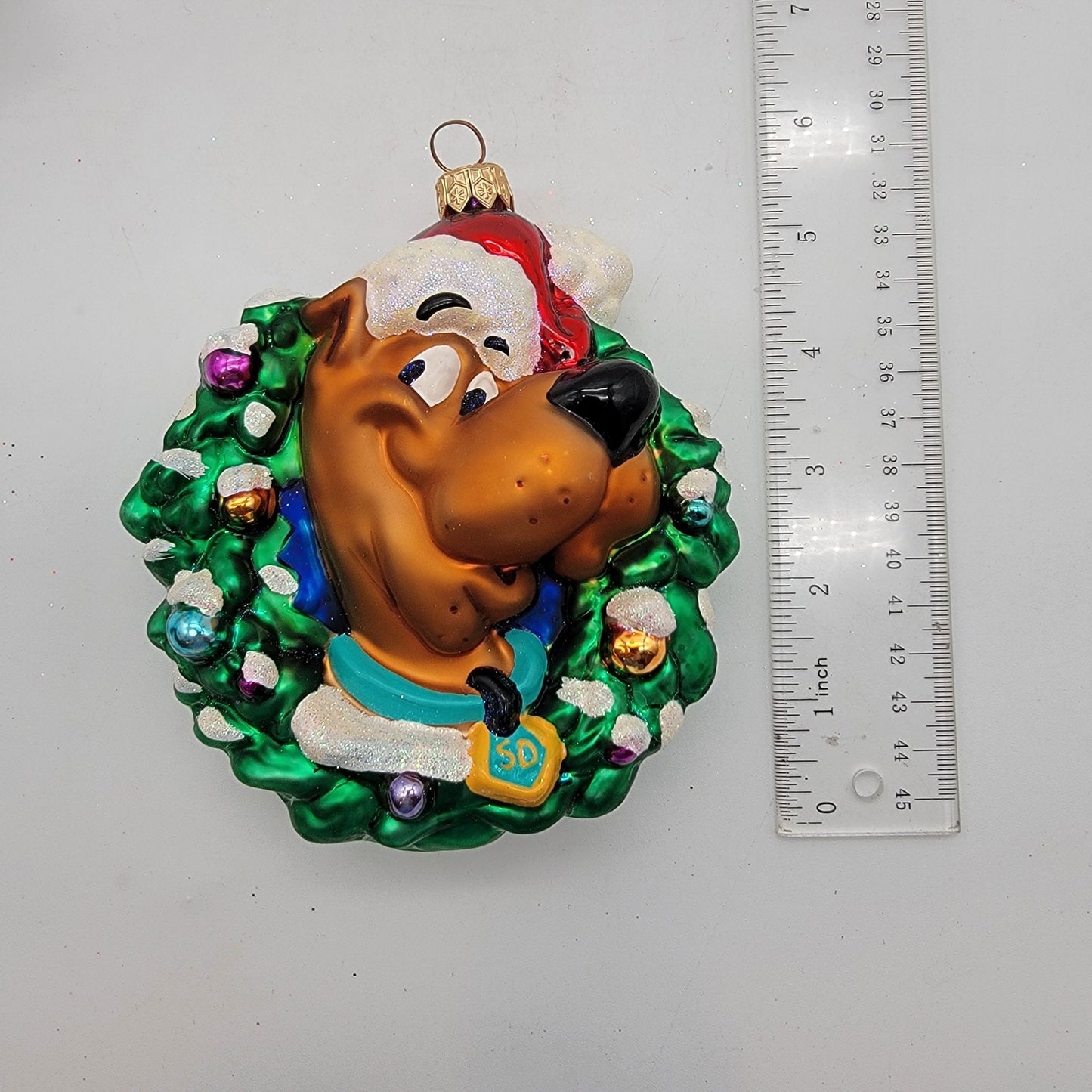 Christopher Radko Scooby-Doo Wreath Glass Ornament Warner Bros. Studio