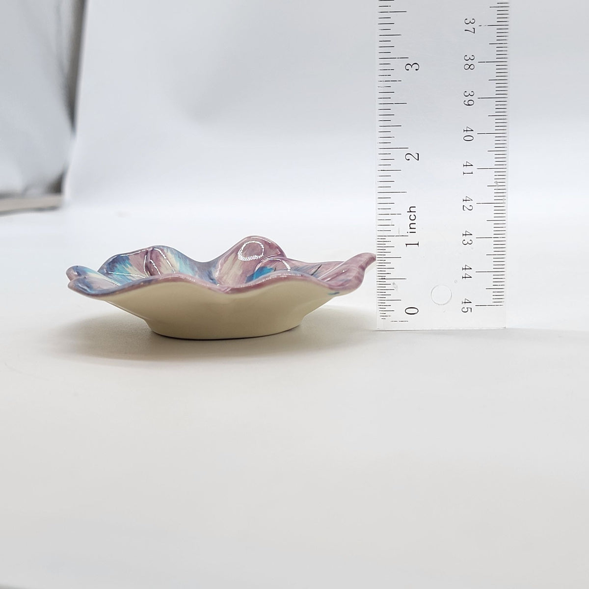 Stangl Pottery Pansy Flower Butter Pat Trinket Dish