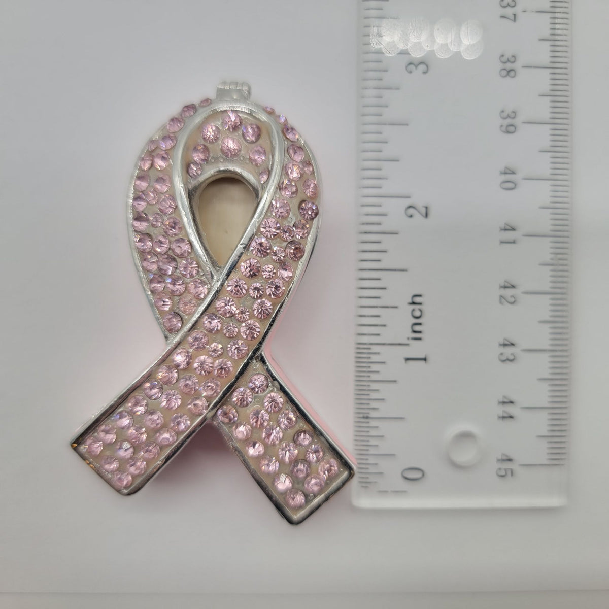 Objet D'Art The Cure Breast Cancer Awareness Trinket Box Artform No. 178 Pink Ribbon