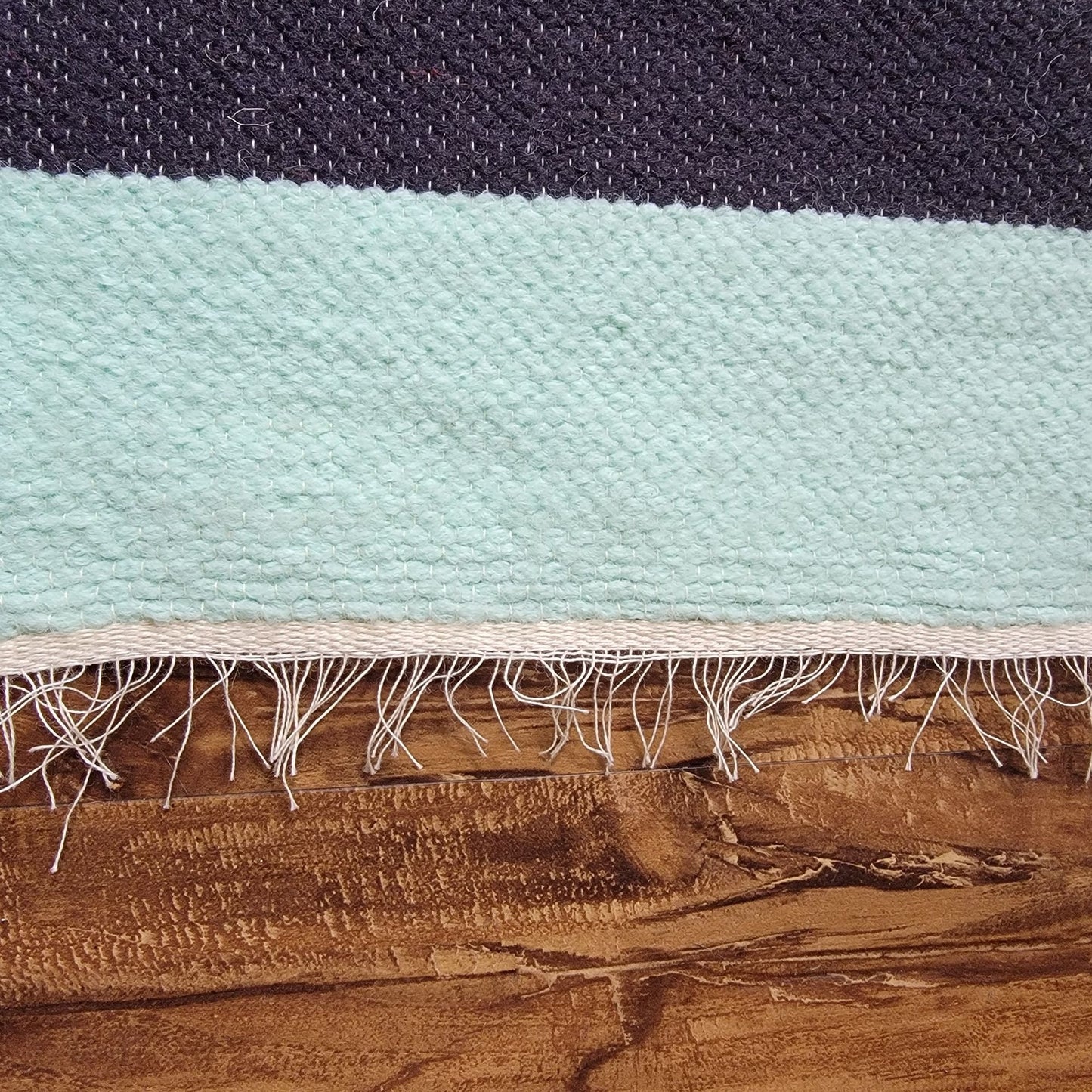 Vintage Peruvian Alpaca Pictorial Kilim Rug