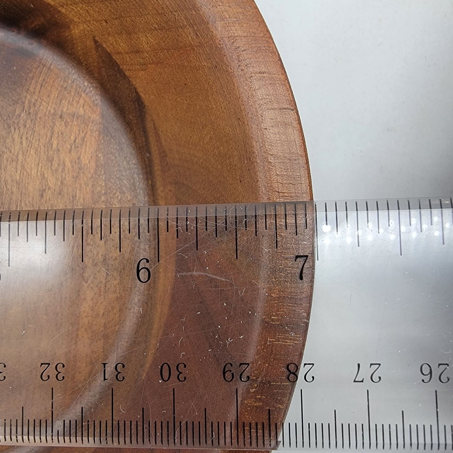 MCM Vintage Vermilion Real Walnut Wood Bowls Set Of 4