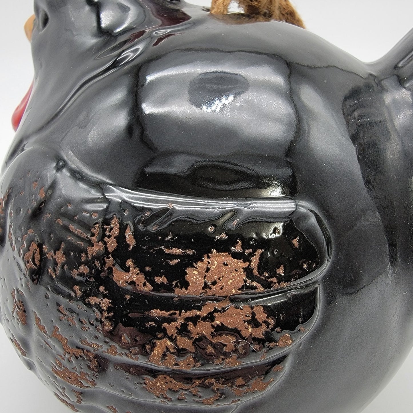 Rustic Farmhouse Black Chicken Birdhouse