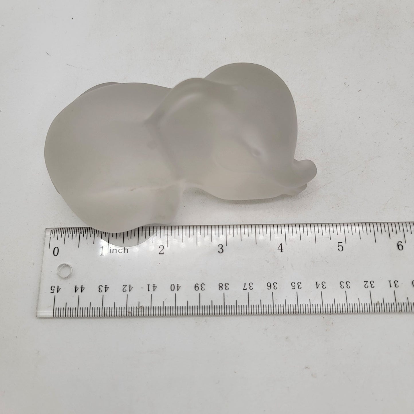 Lenox Frosted Crystal Sleeping Elephant