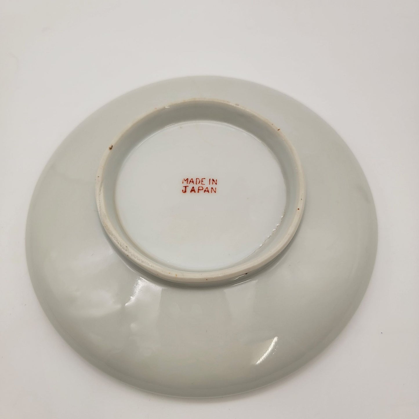 Vintage Japanese Porcelain Plate With Shrimp Design