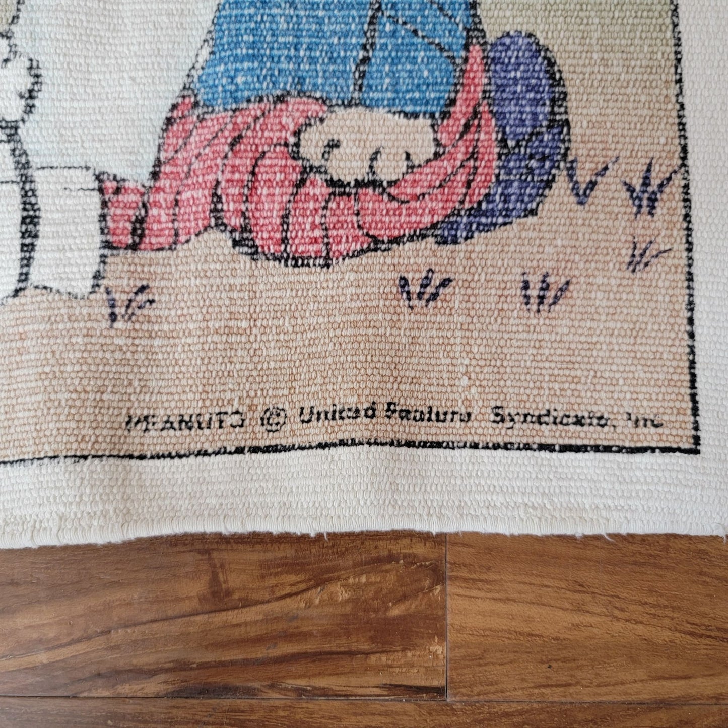 Peanuts Charlie Brown & Snoopy Woven Screened Rug