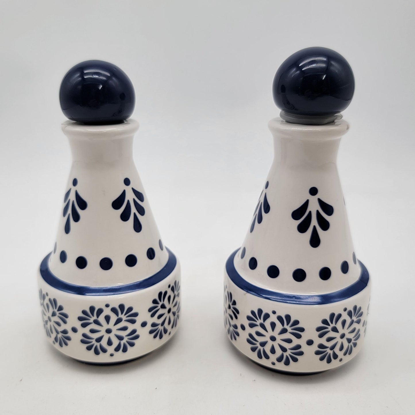 Set Of 2 Modern Gourmet Foods Dolomite Bottles With Stoppers