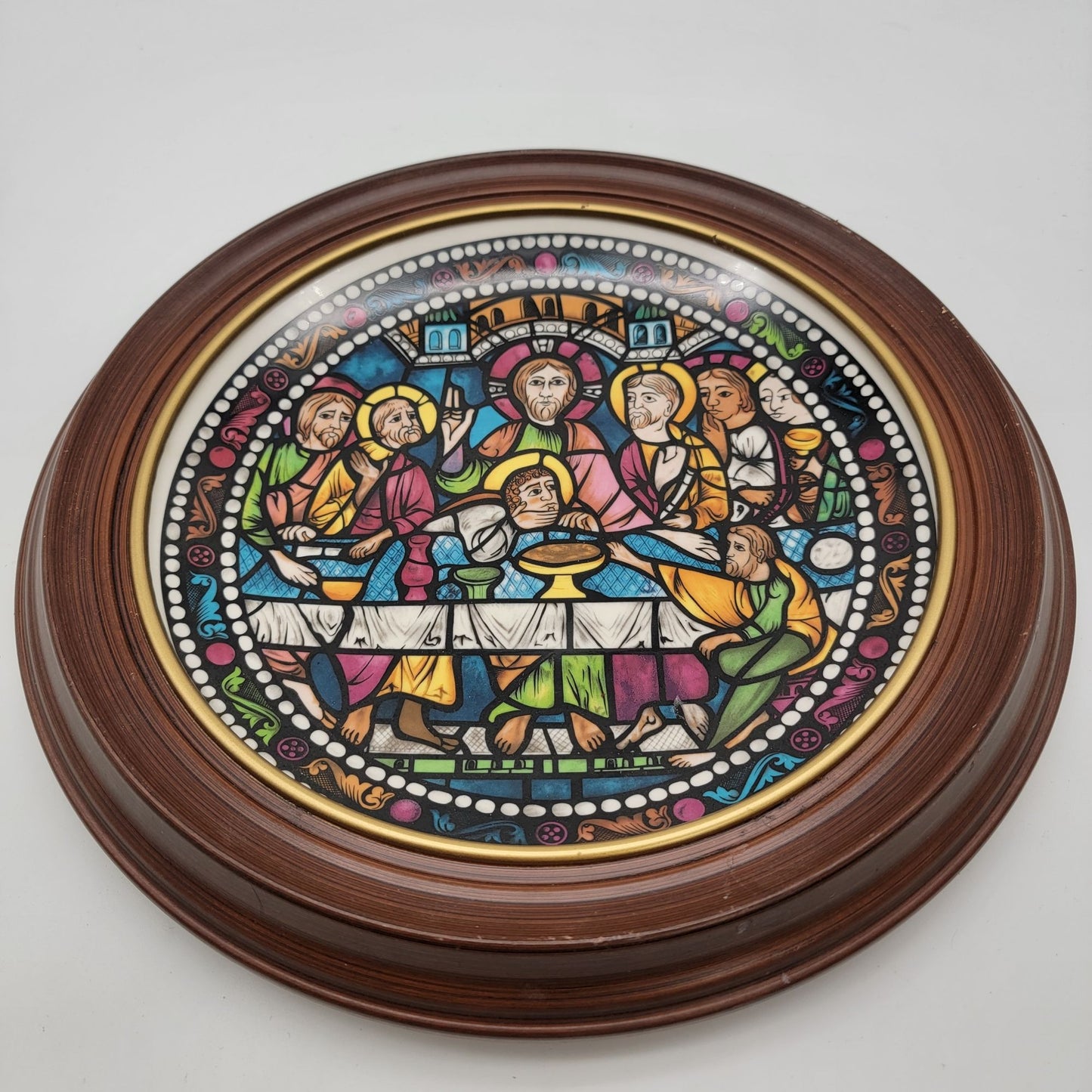 Vintage Wood & Sons England Last Supper Porcelain Plate