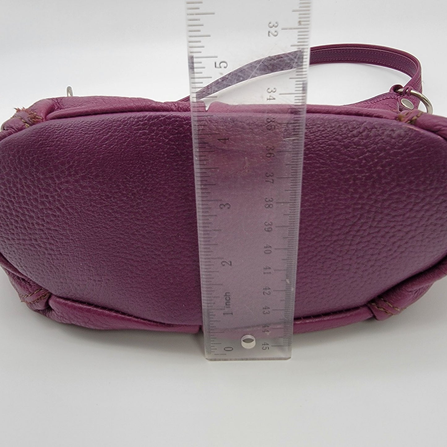 The Sak Purple Leather Shoulder Bag Purse