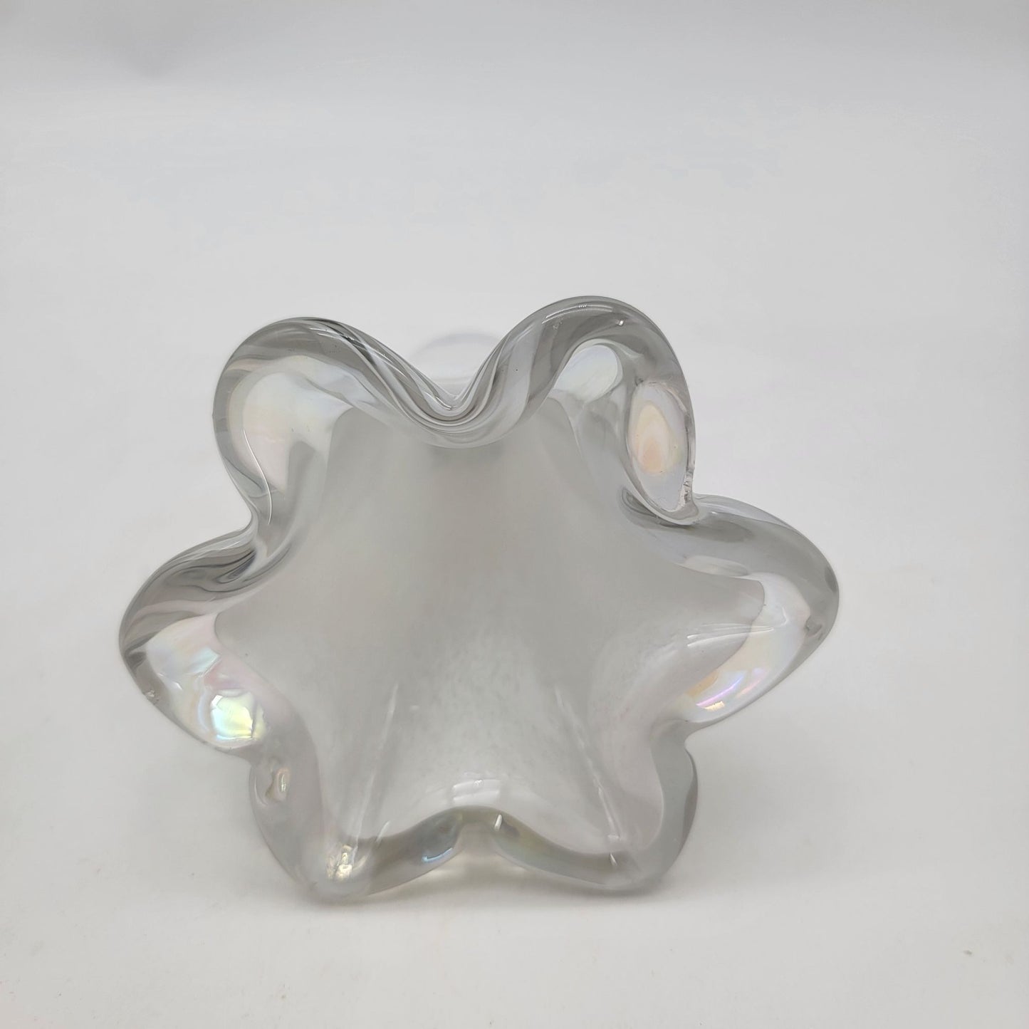 Iridescent Glass Ghost Sculpture