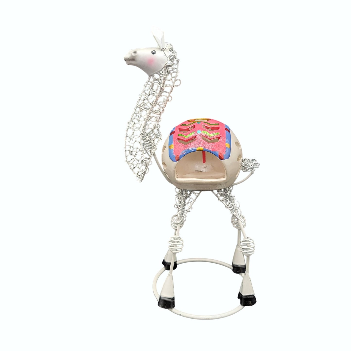 Pier 1 Llama Metal Tealight Candle Holder