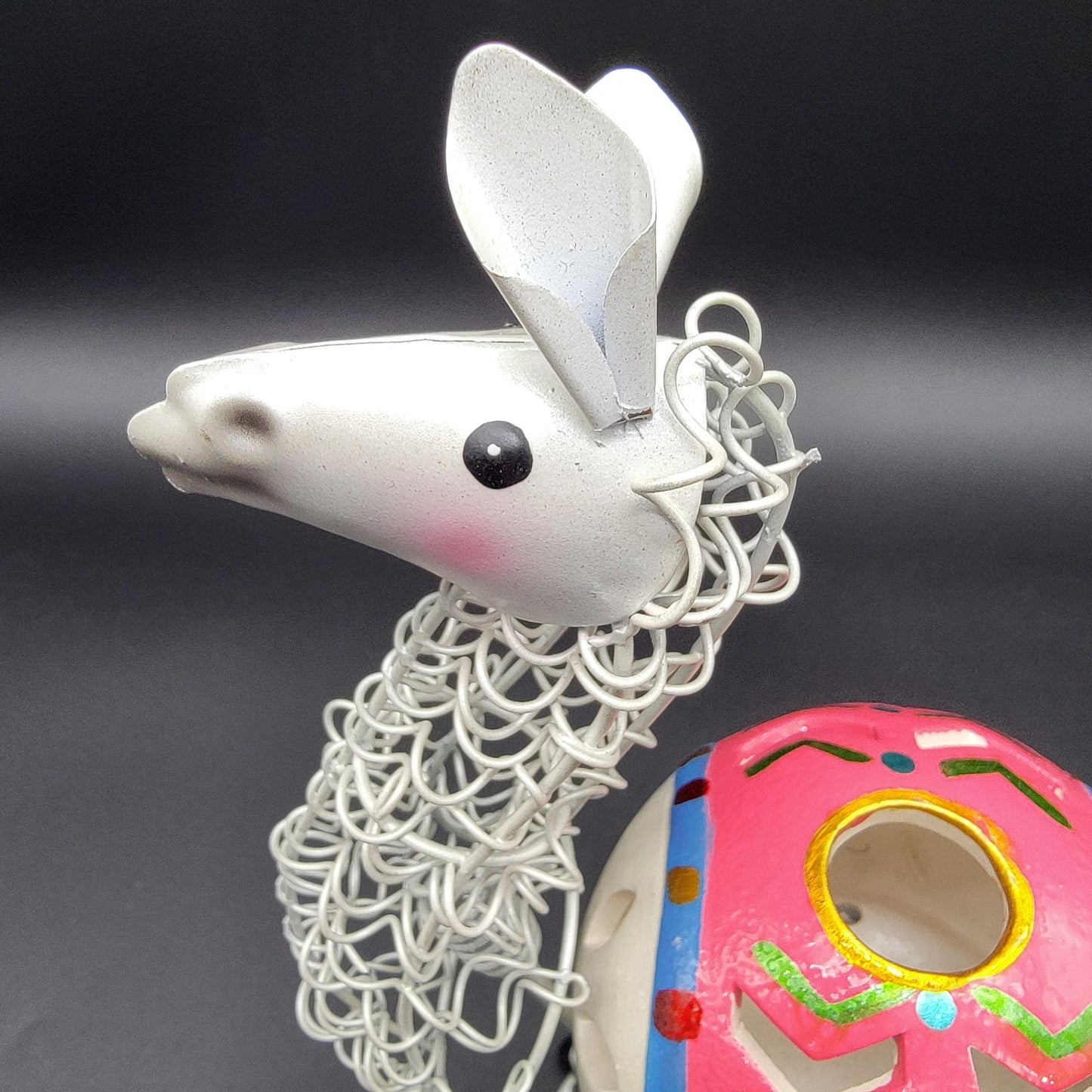 Pier 1 Llama Metal Tealight Candle Holder