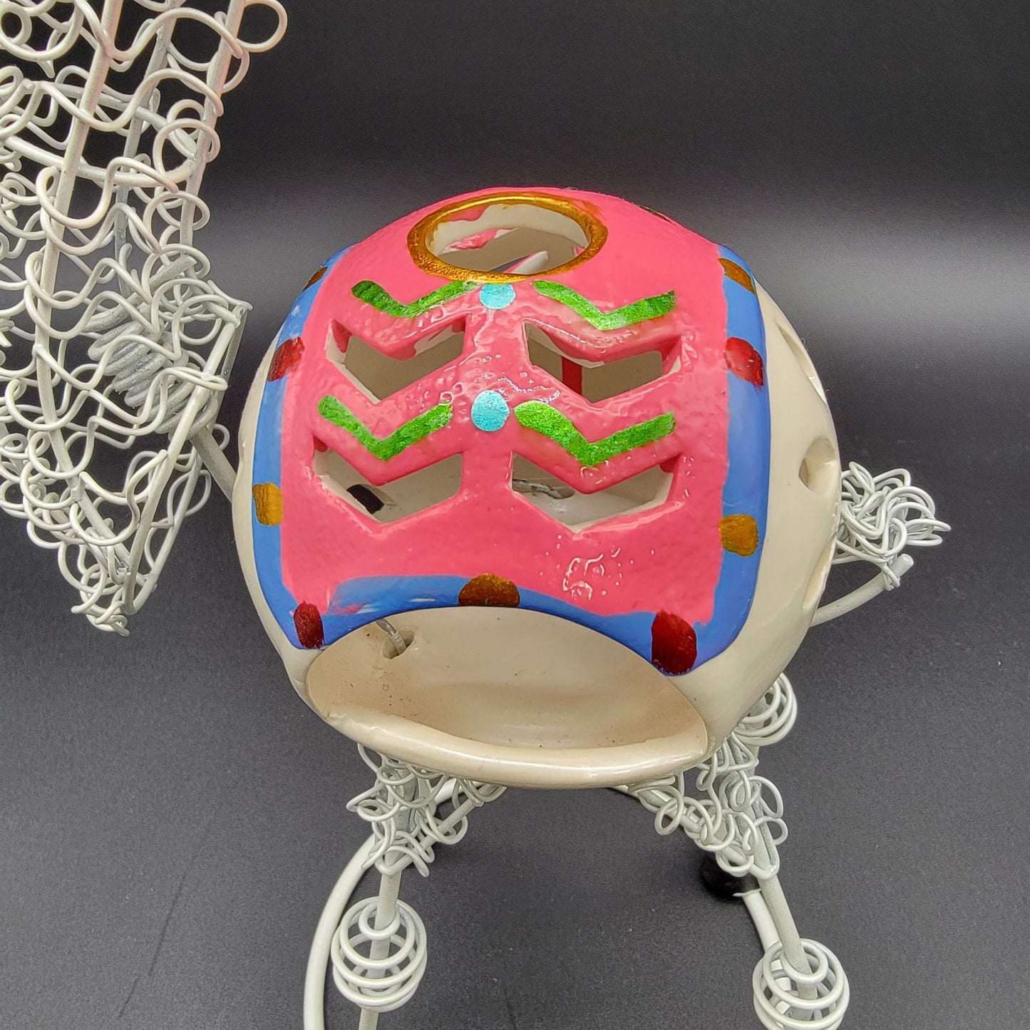 Pier 1 Llama Metal Tealight Candle Holder