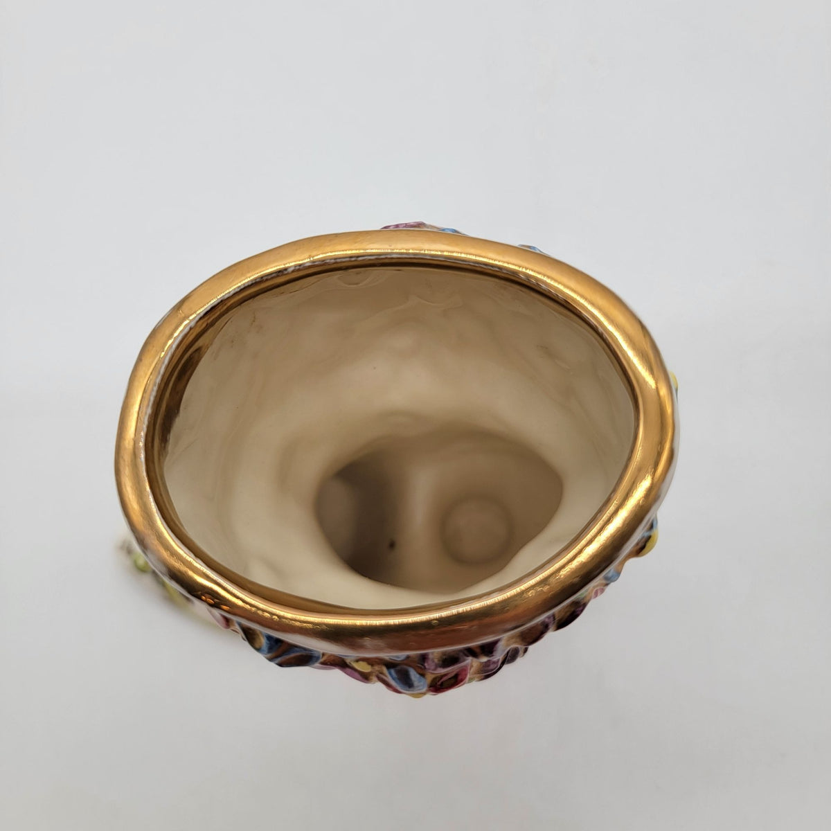 1970 Victorian Boot Vase Signed