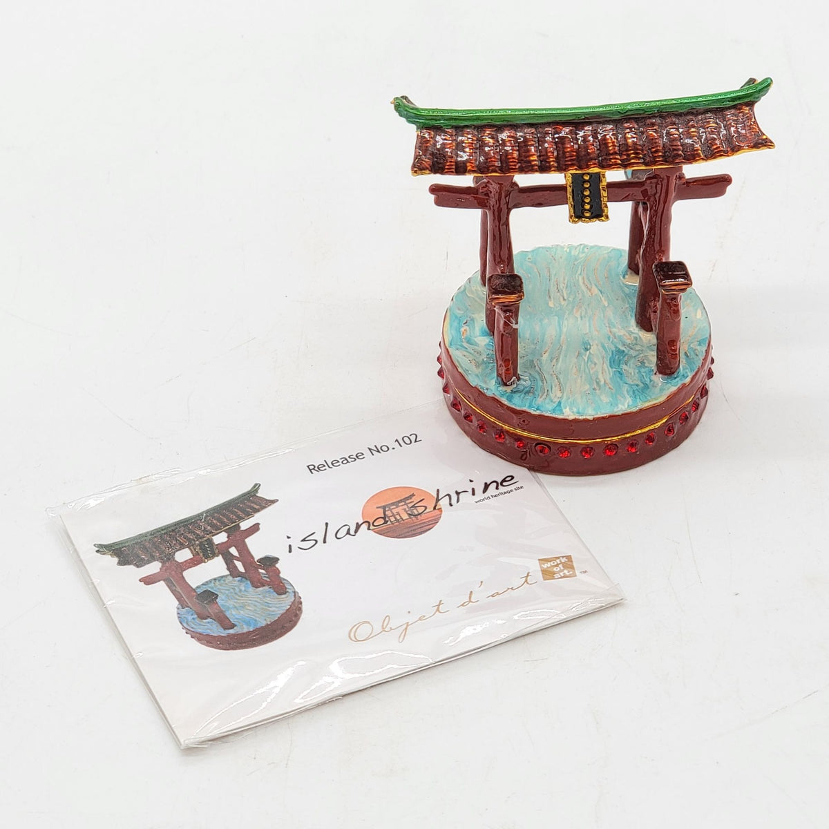 Objet D'Art Island Shrine Trinket Box Artform No. 102