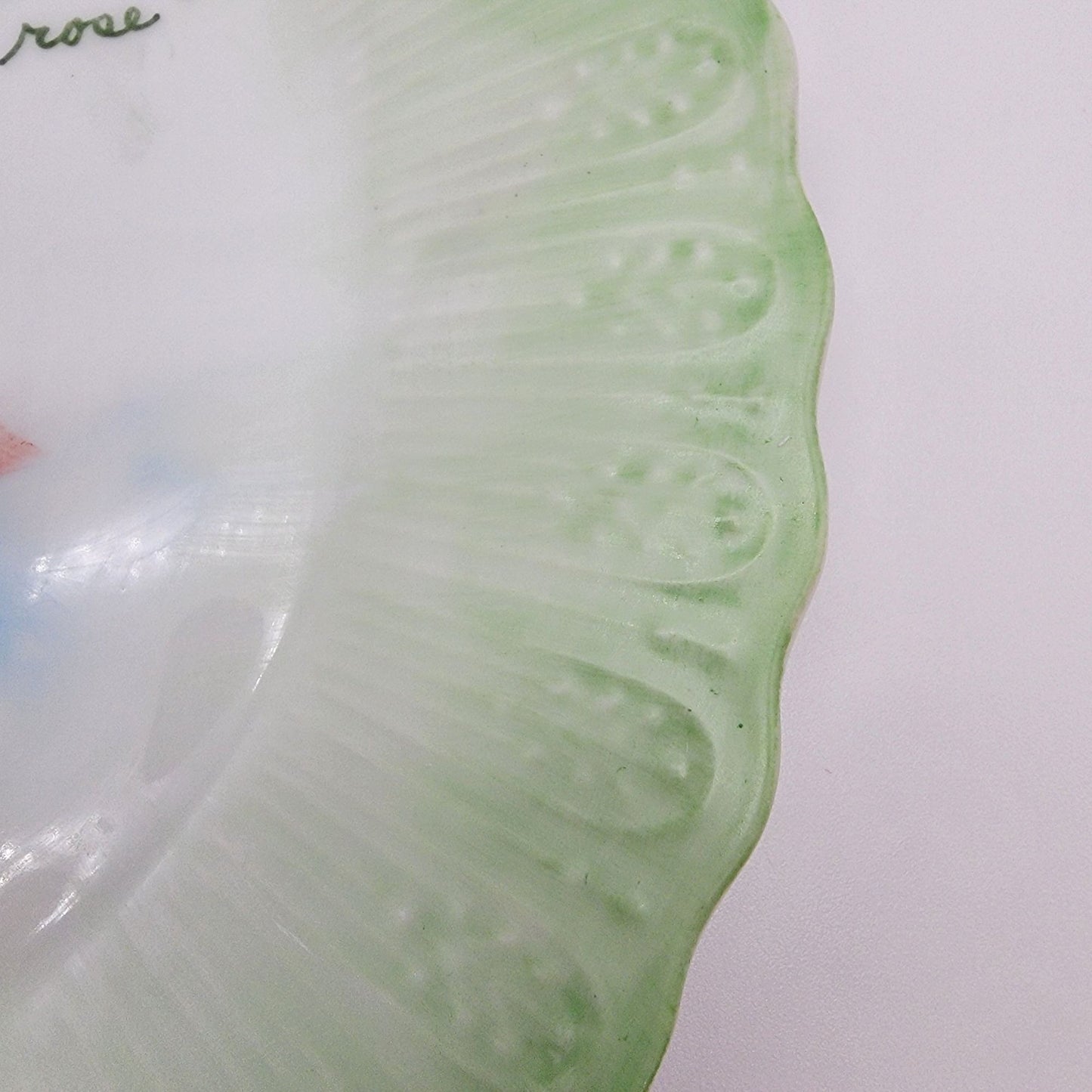 A Cabbage Is Not A Rose Hand-Painted Vintage Signed Porcelain Plate