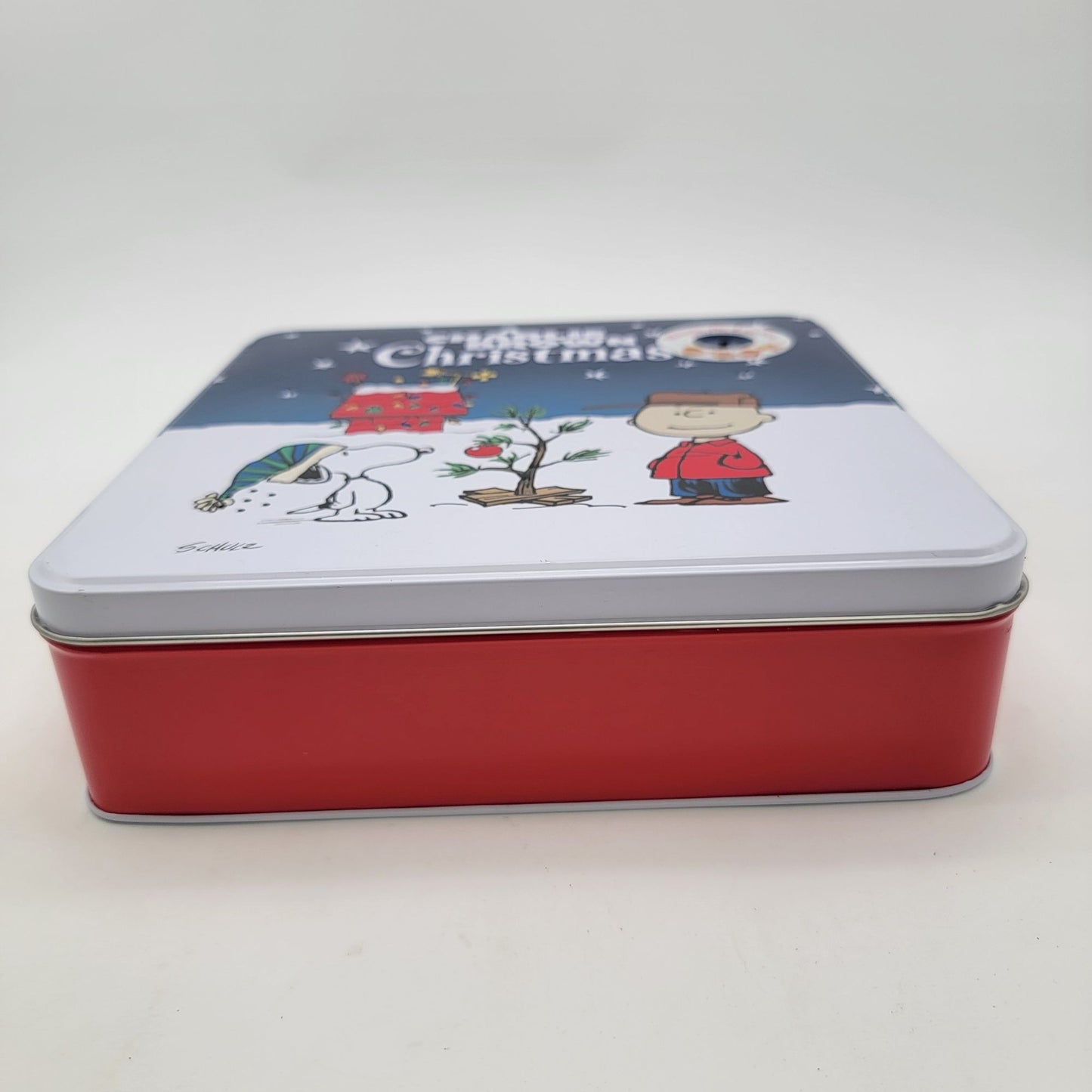 Charlie Brown Christmas Metal Tin Box Music & Lights Collectible
