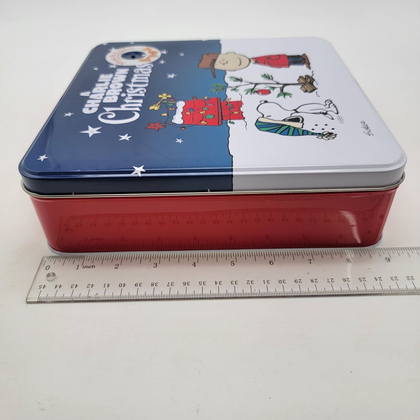 Charlie Brown Christmas Metal Tin Box Music & Lights Collectible