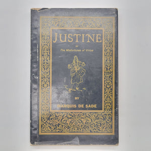 1964 Justine or the Misfortunes of Virtue Marquis De Sade With Dust Jacket