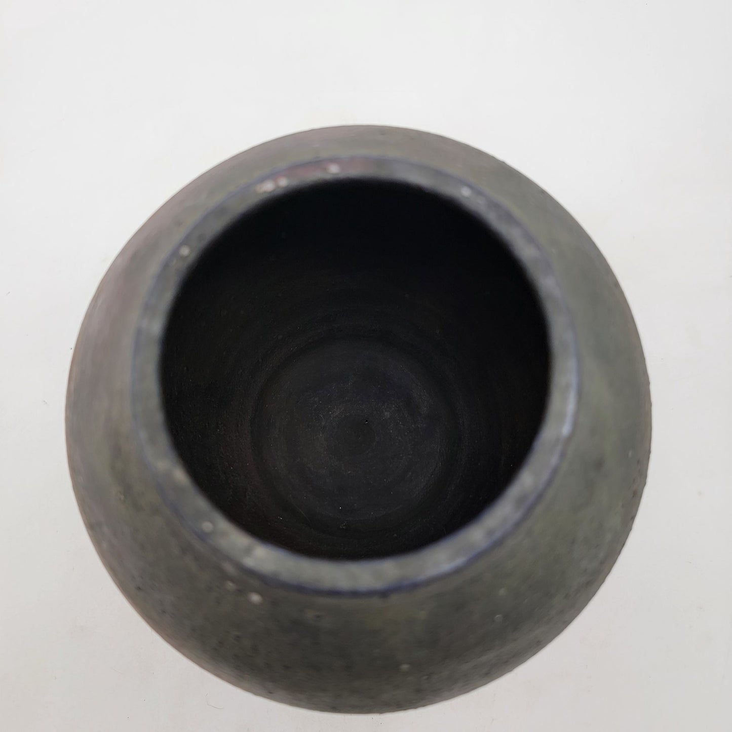 Signed Raku Art Pottery Vase