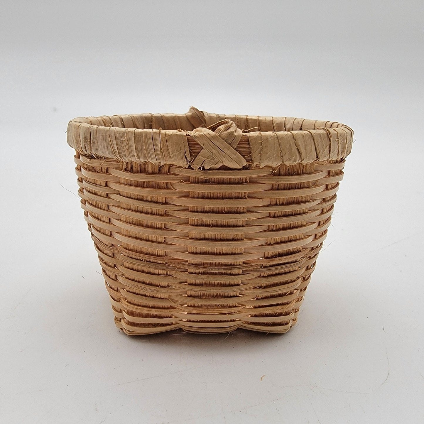 Woven Split-Reed Miniature Basket
