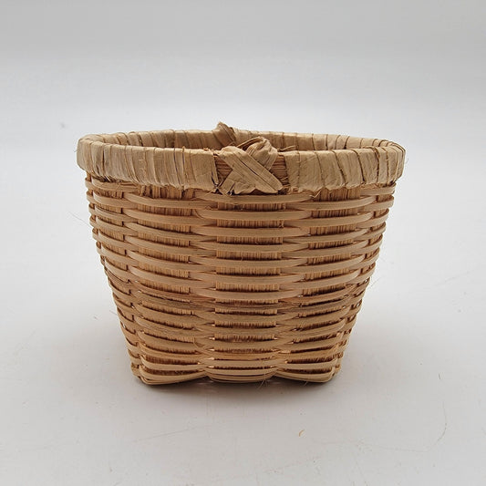Woven Split-Reed Miniature Basket