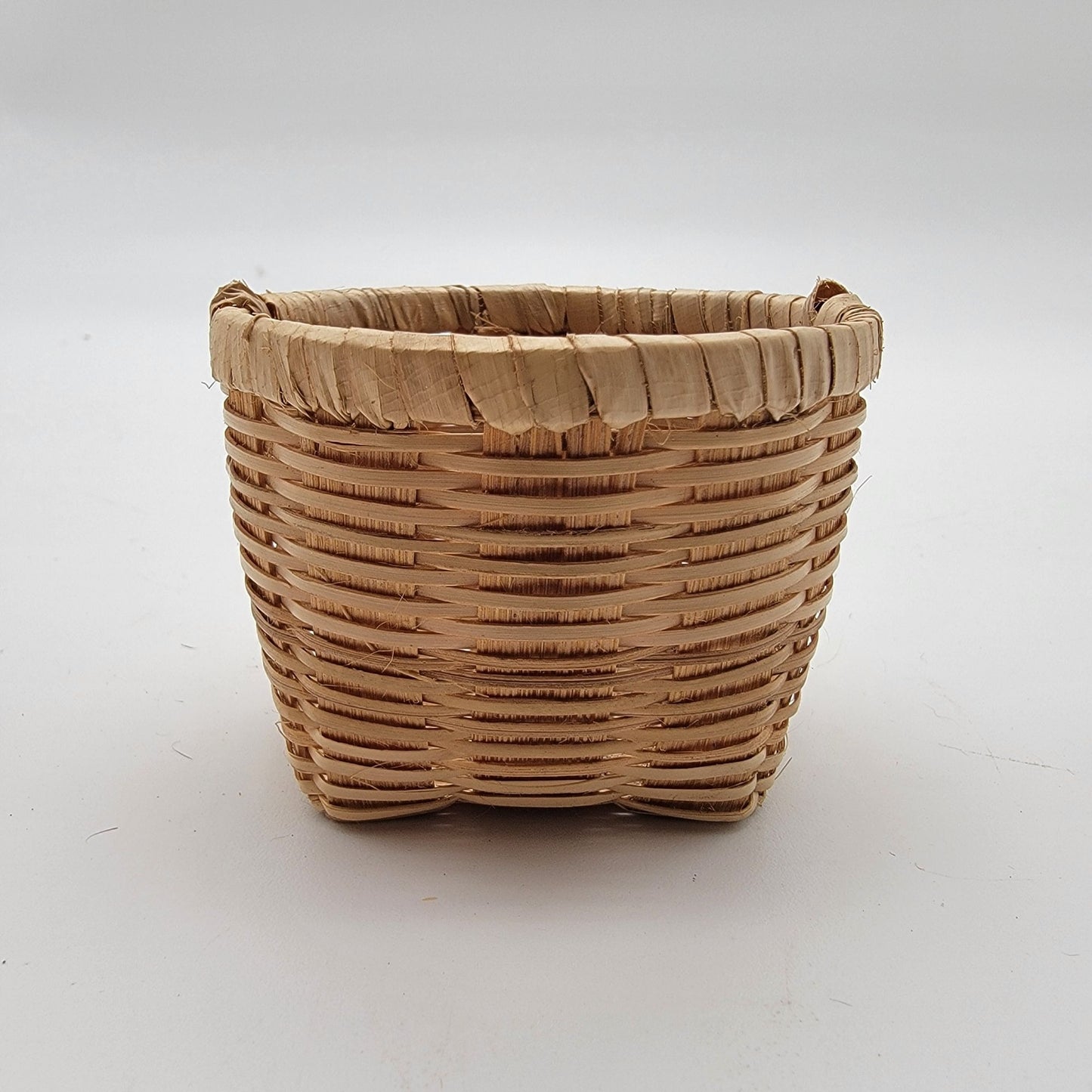 Woven Split-Reed Miniature Basket