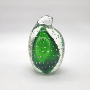 Vintage 1960s Bullicante Art Glass Penguin Sculpture