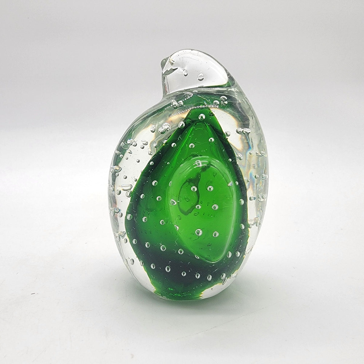 Vintage 1960s Bullicante Art Glass Penguin Sculpture