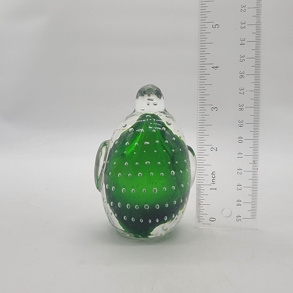 Vintage 1960s Bullicante Art Glass Penguin Sculpture