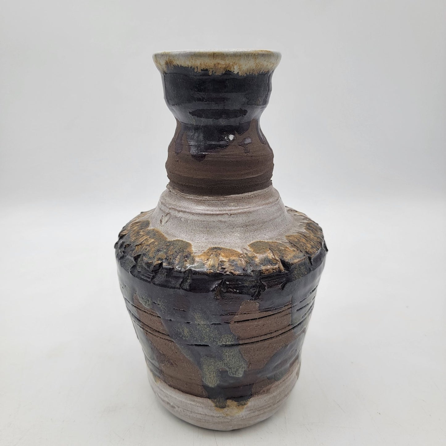 Mid Century Brutalist Pottery Vase