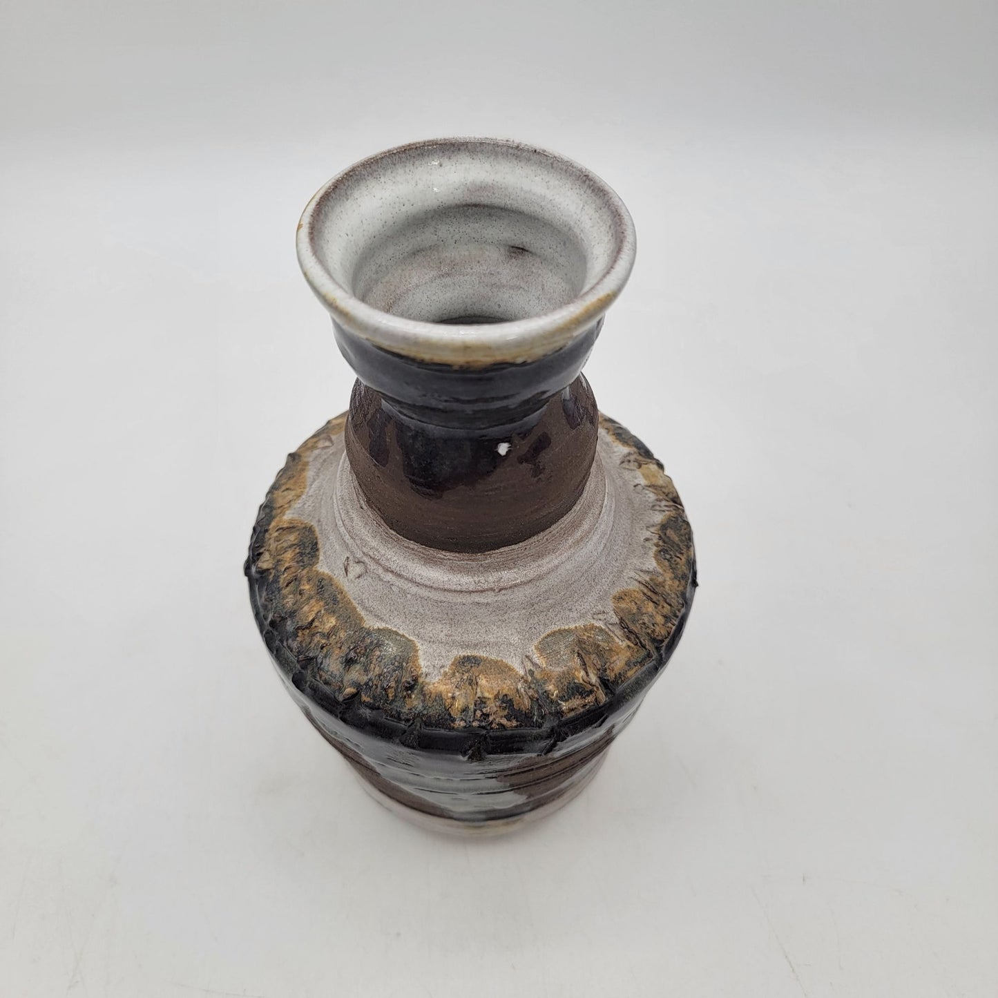 Mid Century Brutalist Pottery Vase
