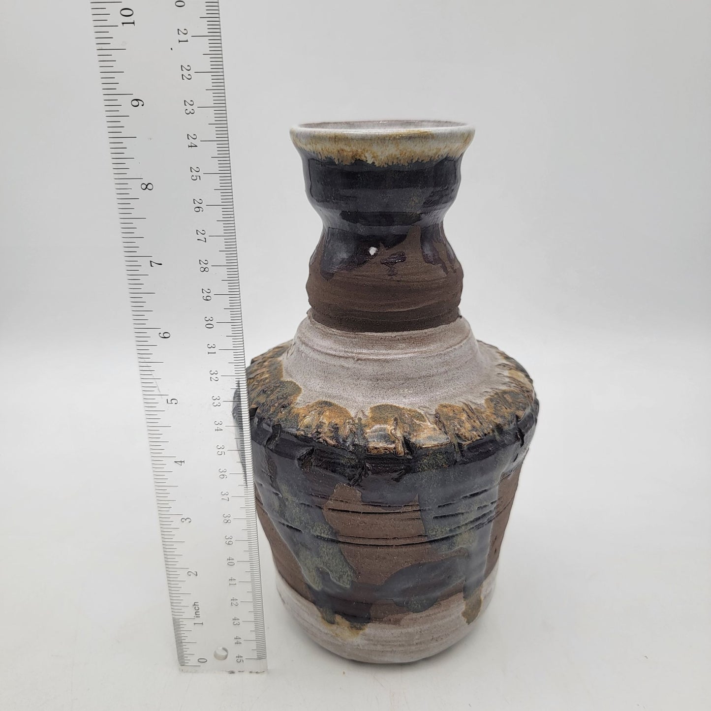 Mid Century Brutalist Pottery Vase