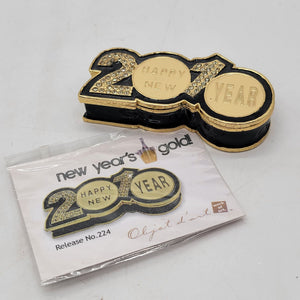 Objet d'art New Year's Gold 2010 Trinket Box No. 224