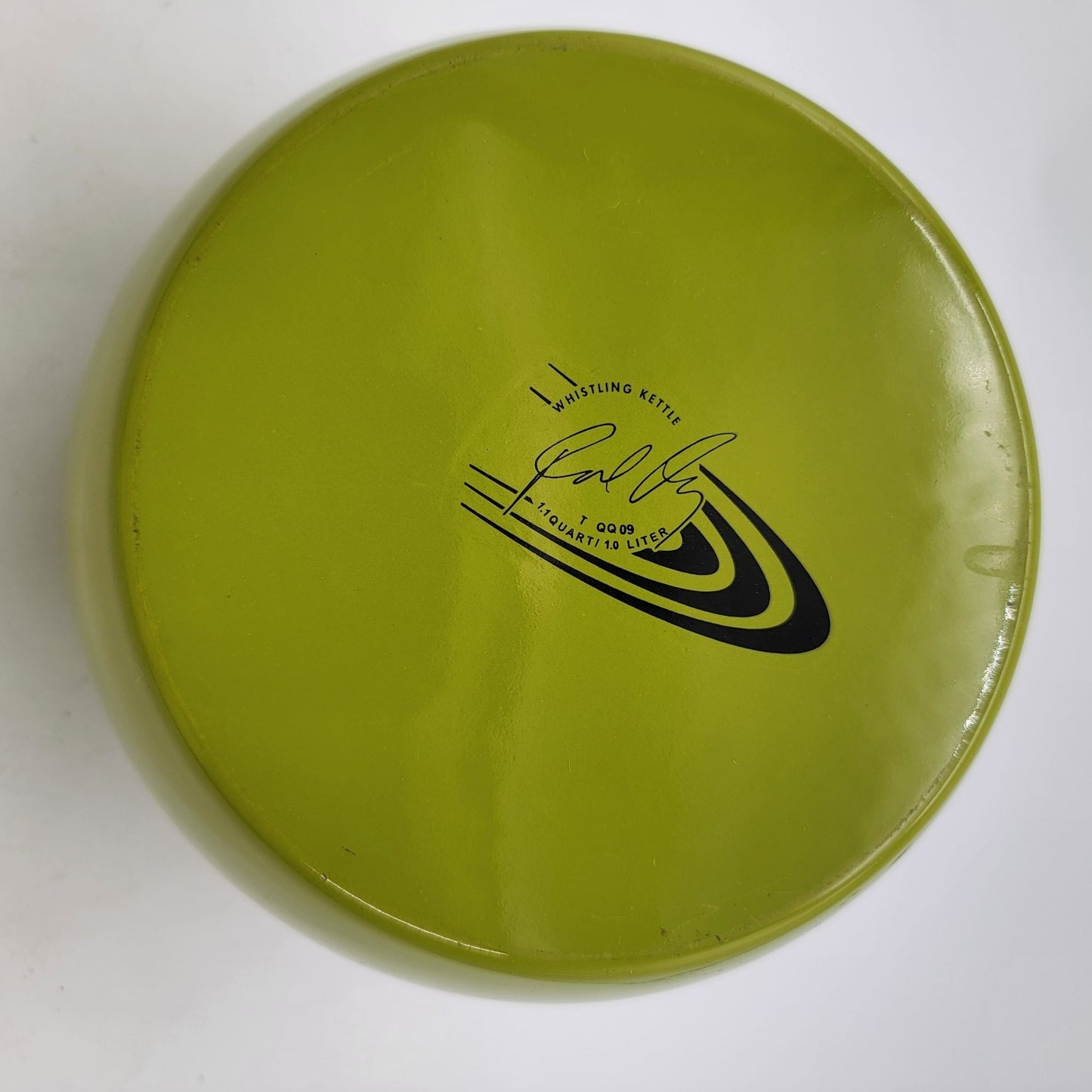 Rachel Ray Green 2 Qt. Whistling Metal Tea Kettle